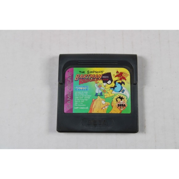 The Simpsons Bartman Meets Radioactive Man (SEGA Game Gear) Tested - Authentic
